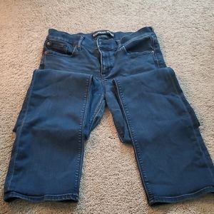 Express Barely Boot Mid Rise Jeans